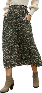 Damen Maxirock mit modischem Animal Print R&B