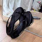 Damen Elegante Zehentrenner-Sandalen mit modischem Riemendesign R&B