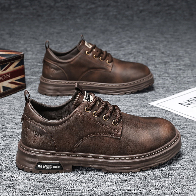 Herren Schnürschuhe aus Leder R&B