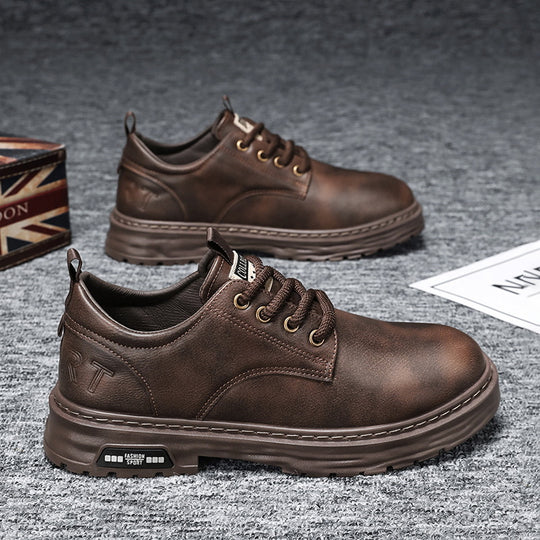 Herren Schnürschuhe aus Leder R&B