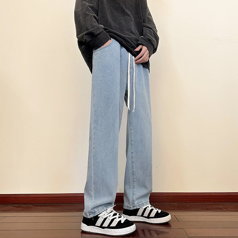 Herren weite Cargo-Jeans mit elastischem Bund und praktischen Taschen R&B