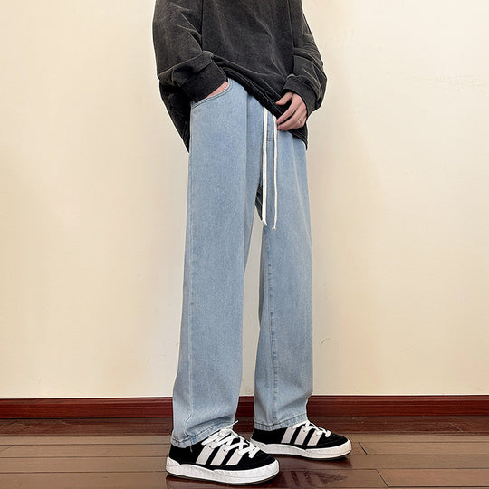 Herren weite Cargo-Jeans mit elastischem Bund und praktischen Taschen R&B