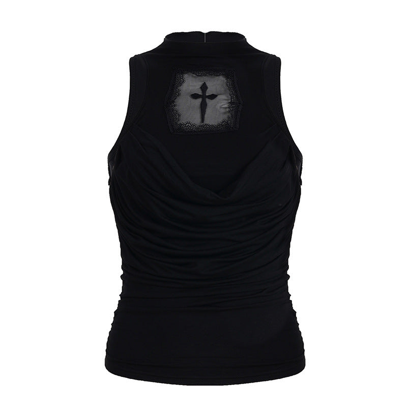 Damen elegantes Tanktop mit verspieltem Rückendetail R&B