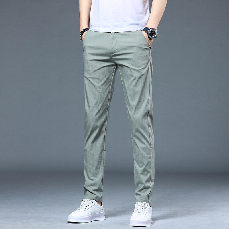 Herren luftige Freizeithosen im modernen Slim-Fit Design R&B