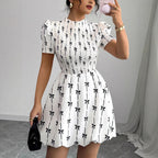 Damen Verspieltes Sommerkleid mit Rüschendetails und hochwertiger Baumwollmischung R&B