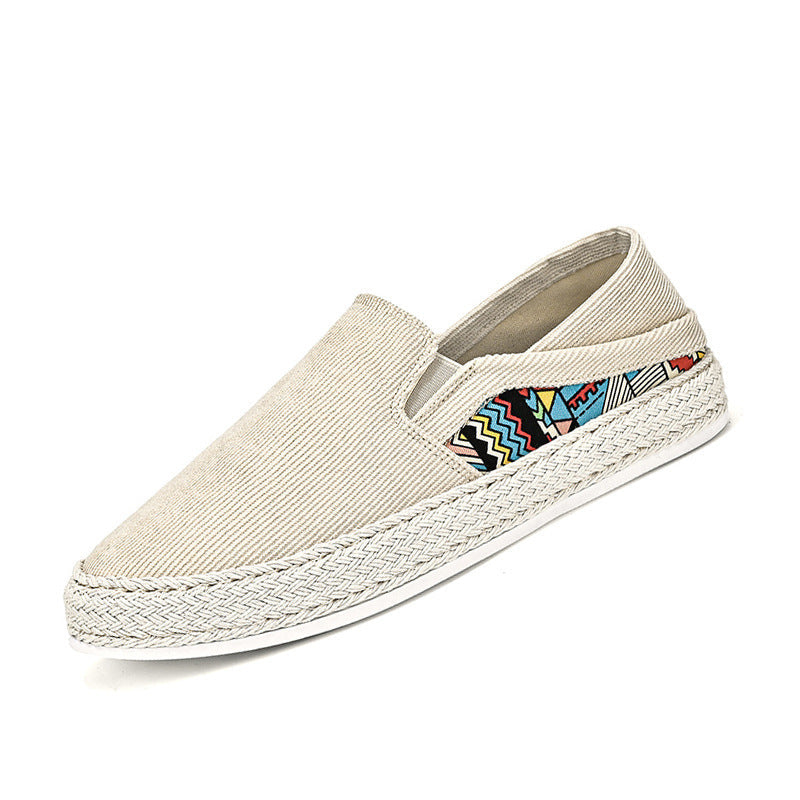 Damen Slip-On Schuhe aus strapazierfähigem Canvas