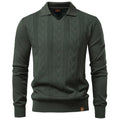 Herren Pullover mit V-Ausschnitt und strukturiertem Design