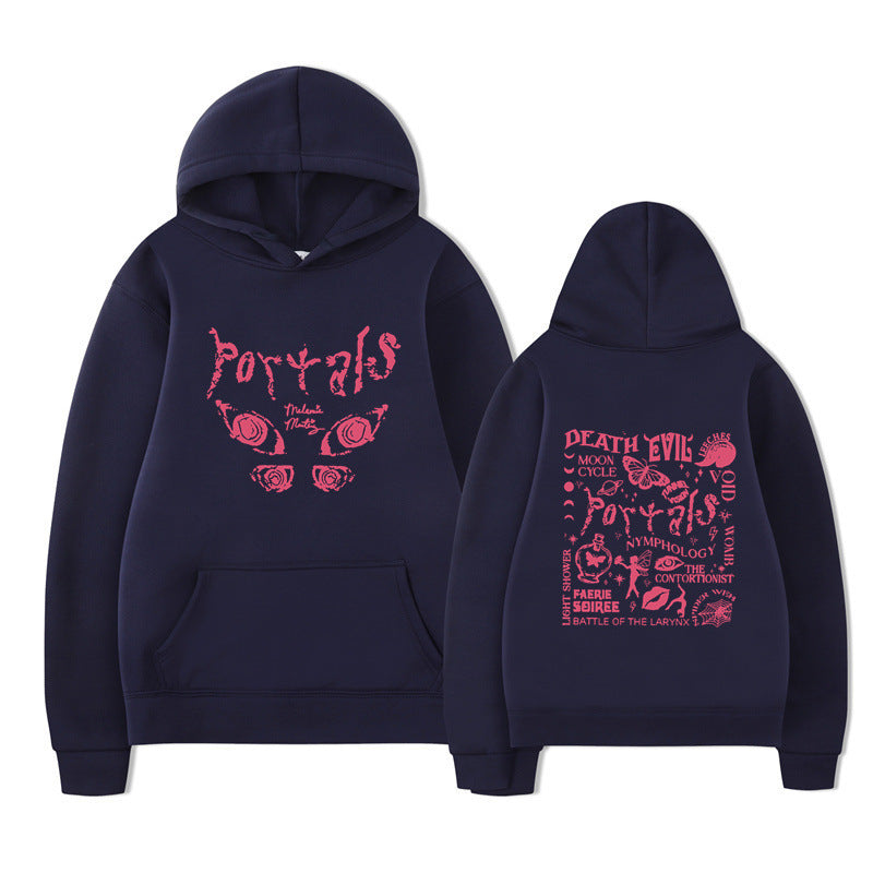 Damen Kapuzenpullover mit kreativem Motiv und bequemer Passform R&B