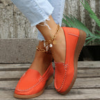 Damen Mokassins mit stilvoller Naht und rutschfester Sohle R&B
