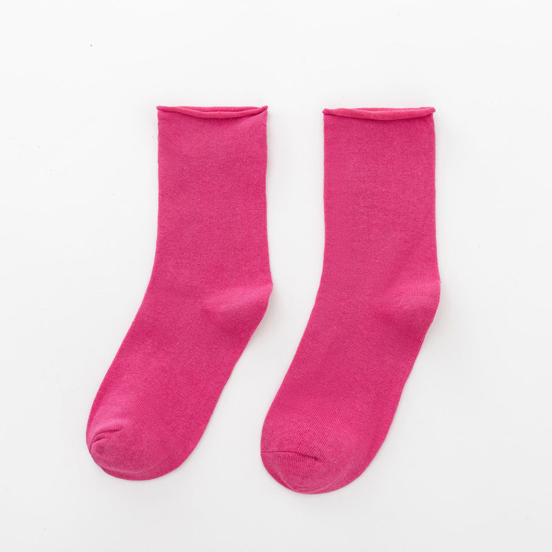 Damen Komfortable Baumwollsocken im klassischen Stil R&B
