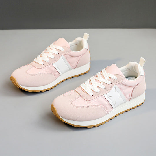 Damen sportliche Sneakers mit atmungsaktiver Mesh-Oberfläche und dämpfendem Sohlenprofil R&B