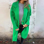 Damen Oversized Wollmantel mit eleganten Details R&B