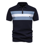 Herren Polo-Shirt mit modernen Strukturmustern