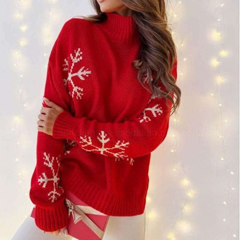 R&B | Weihnachtlicher Strickpullover Mit Fröhlichem Motiv