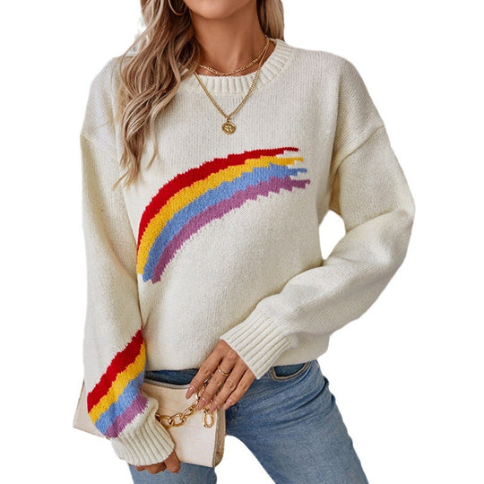 Damen gemusterter Pullover R&B