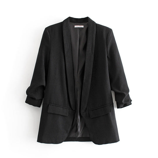 Damen Moderner Blazer mit eleganter Schnittführung und praktischen Taschen R&B