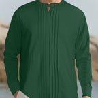 Herren Elegantes Langarmhemd mit strukturiertem Design R&B