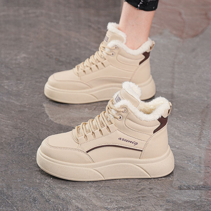 Damen Winterliche Sneaker mit wärmendem Innenfutter und rutschfester Sohle R&B