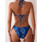 Damen Triangel-Bikini-Set mit floralem Design R&B