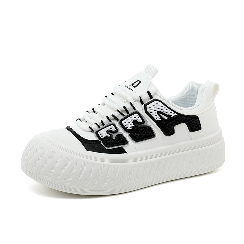 Damen modische Plateau Sneakers mit innovativem Design und stoßdämpfendem Profil R&B