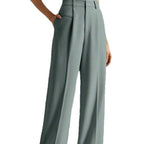 Damen Weite und elegante Anzughose mit hohen Bund EB