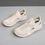 Damen Atmungsaktive Freizeitschuhe mit elastischem Einstieg und rutschfester Sohle R&B