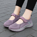 Damen Komfortable Slip-On Sneakers mit Klettverschluss R&B