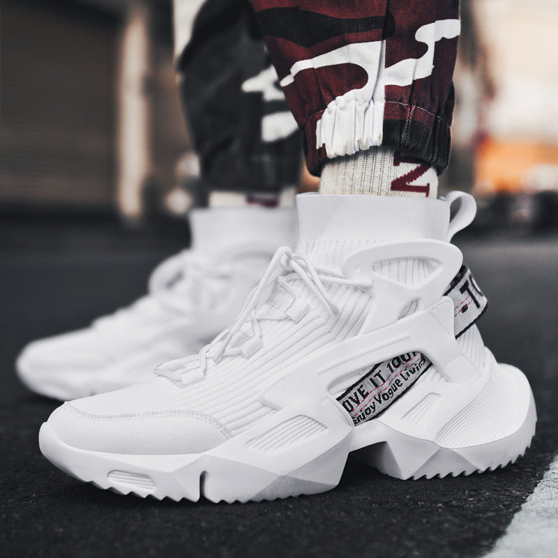 Damen Hohe Strick-Sneaker mit stabilisierenden Sohlen von R&B