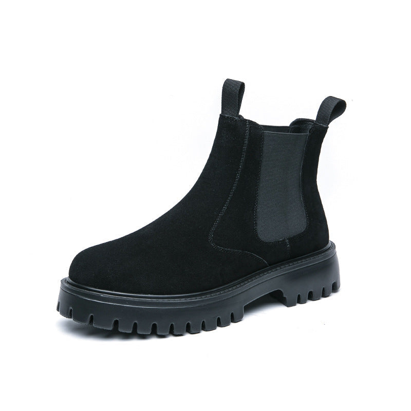 Damen Modische Chelsea-Stiefel mit rutschfester Sohle und elastischen Einsätzen R&B