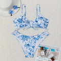 Damen Bikini-Set mit verspieltem Floral-Design R&B