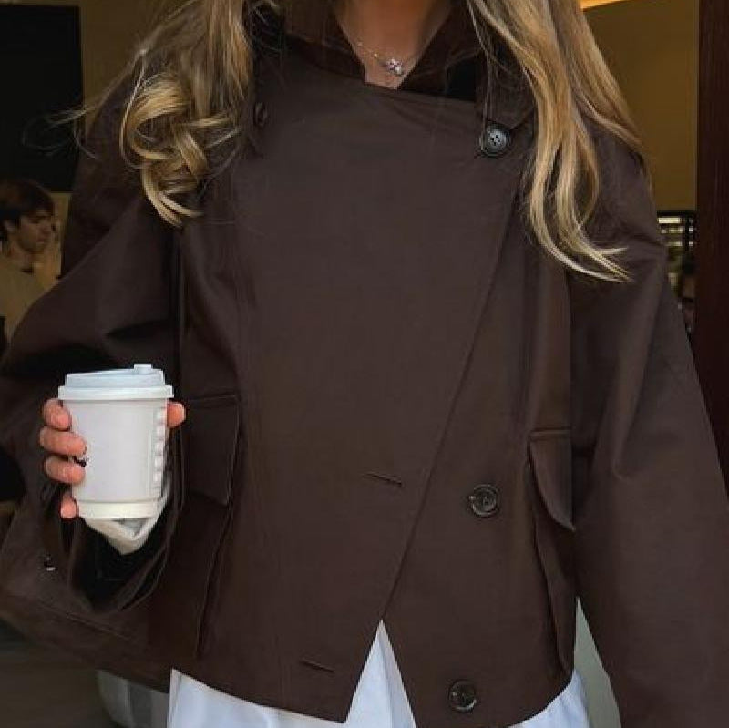 Damen Oversized Jacke mit stylischem Schnitt R&B