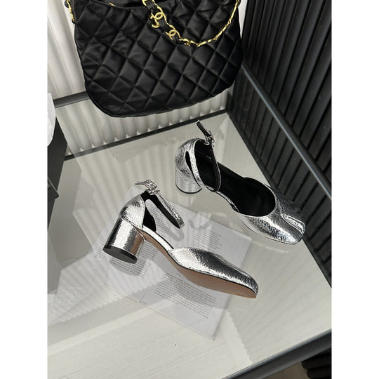 Damen schicke Slingback-Pumps mit modischem Glanz R&B