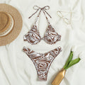 Damen Triangel-Bikini mit stylischem Zradesign und verstellbarem Bindesystem