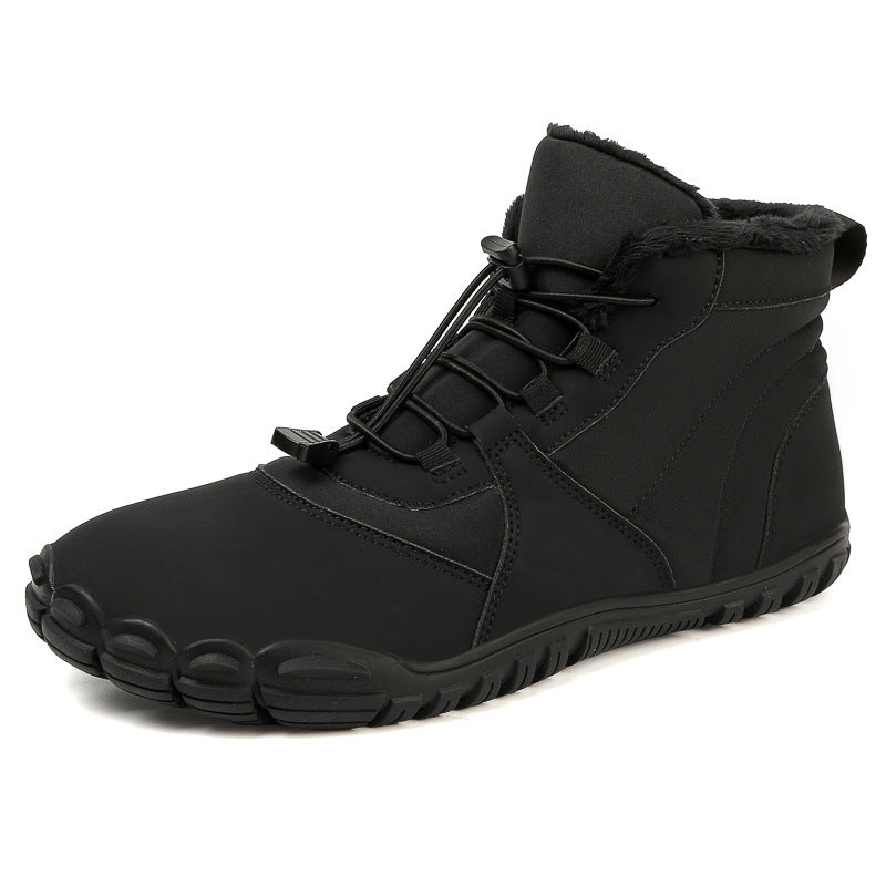 Damen isolierte Winterstiefel mit flexiblem Schnellschnürsystem und rutschfester Sohle