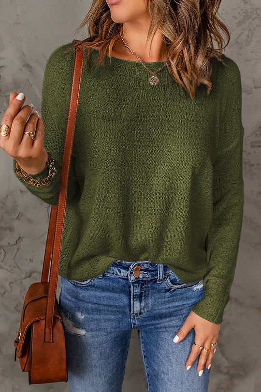 Damen Lockere Strickpullover R&B