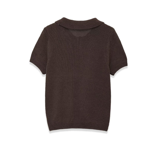 Damen Polohemd mit elegantem Kragen und hochwertigen Knopfdetails R&B