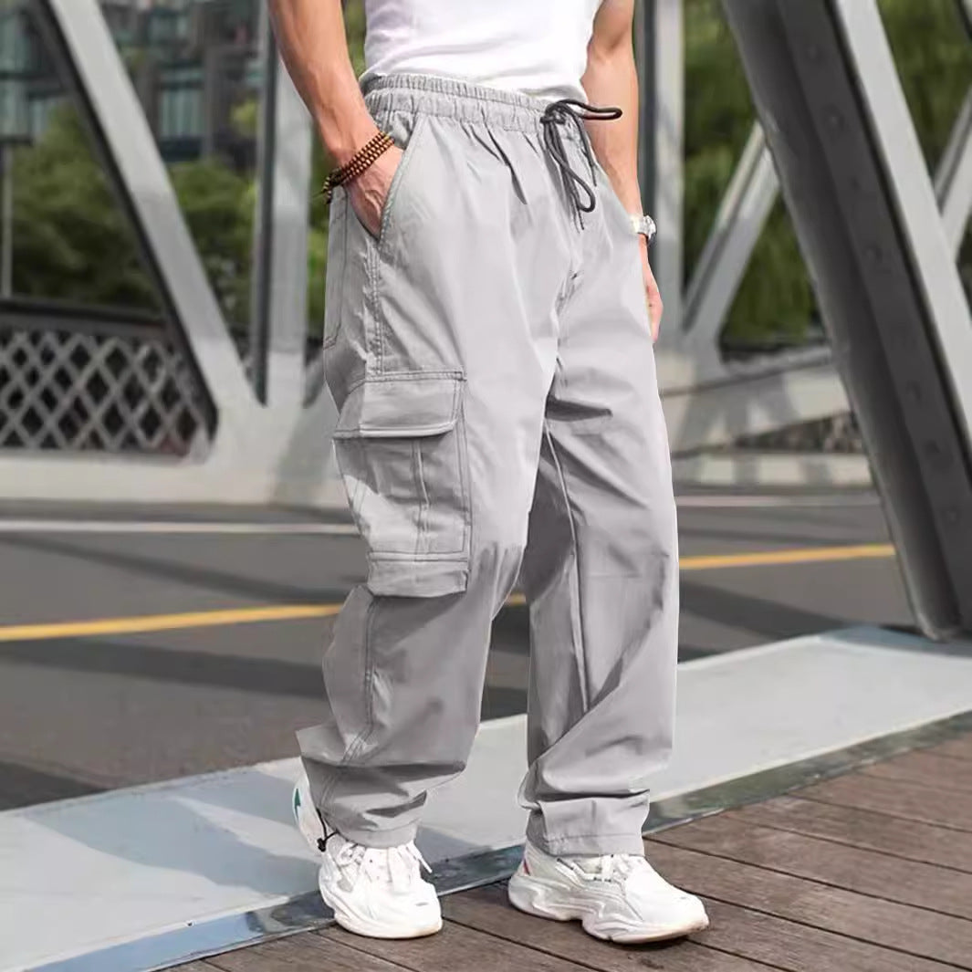 Herren Cargo-Hose mit vielen funktionalen Taschen und lockerer Passform R&B