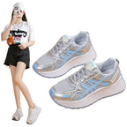 Damen Sportliche Freizeitsneaker mit atmungsaktivem Mesh-Obermaterial und rutschfester Sohle R&B