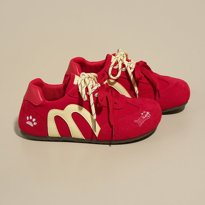 Damen Freizeitsneaker mit tierischem Design und bequemer Dämpfung R&B