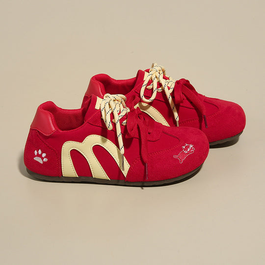 Damen Freizeitsneaker mit tierischem Design und bequemer Dämpfung R&B