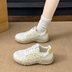 Damen sportive Sneaker mit atmungsaktivem Obermaterial R&B