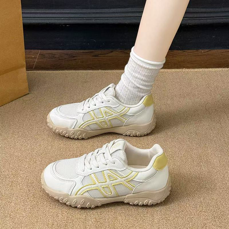 Damen sportive Sneaker mit atmungsaktivem Obermaterial R&B
