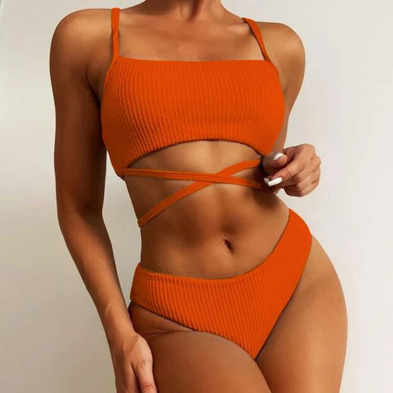 Damen Zweiteiliges Bikiniset mit raffiniertem Schnitt R&B