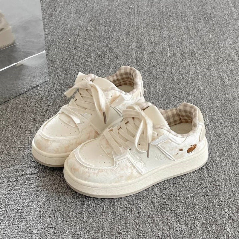 Damen Modische Sneakers mit verspieltem Tierdesign und komfortabler Sohle