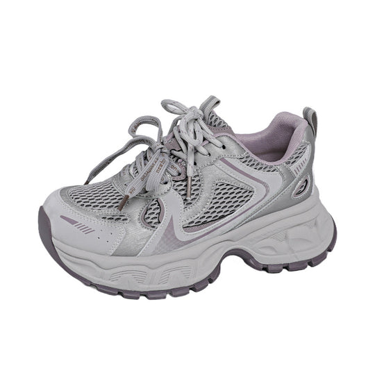 Damen Sportliche Lauf Sneakers mit atmungsaktiver Mesh-Oberfläche und robustem Sohlenprofil R&B