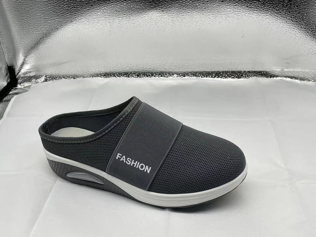 Damen Komfortable Luftpolster Clogs mit atmungsaktivem Obermaterial R&B