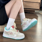 Damen Sportliche Sneakers mit strapazierfähigem Obermaterial und rutschfester Sohle