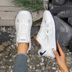 Damen Sportliche Sneaker mit atmungsaktivem Mesh-Obermaterial und rutschfester Sohle R&B