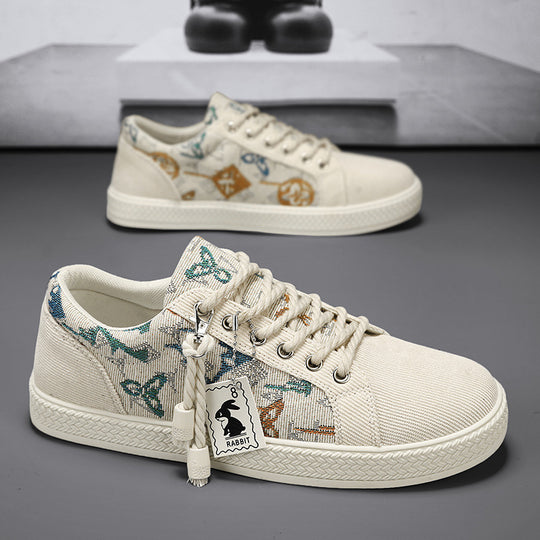 Damen Modische Sneakers mit einzigartigem Textil-Design R&B