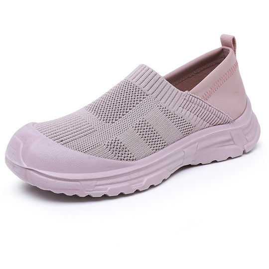 Damen Bequeme Slip-On Sneakers mit rutschfester Sohle und atmungsaktivem Obermaterial R&B
